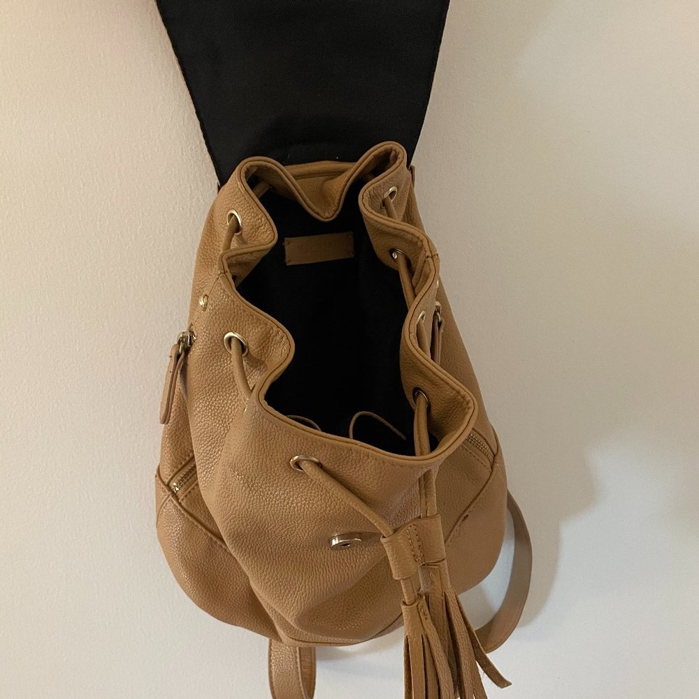 Forever 21 Small Caramel Backpack